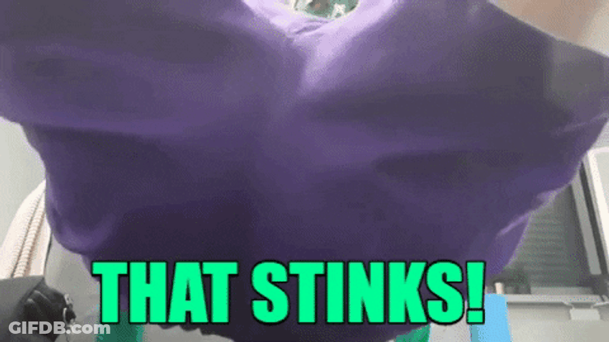 Masked Man Smelly Fart GIF