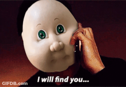 Masked Person On Phone Says I Will Find You GIF
