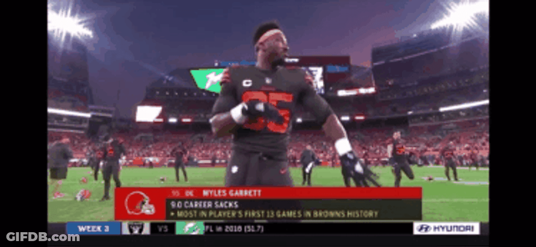 Mason Rudolph Myles Garrett Dancing GIF