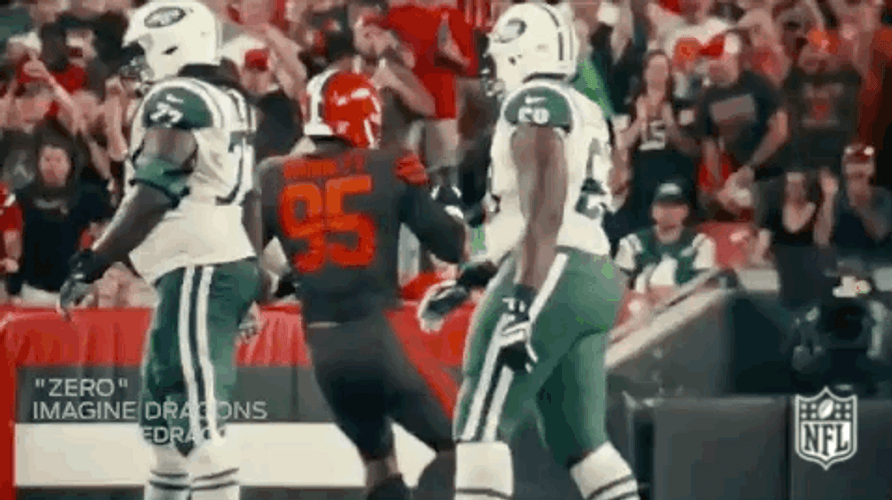 Mason Rudolph Myles Garrett Nfl Football GIF