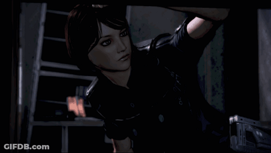 Mass Effect 3 Curious Officer GIF