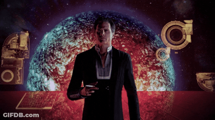 Mass Effect 3 Illusive Man GIF