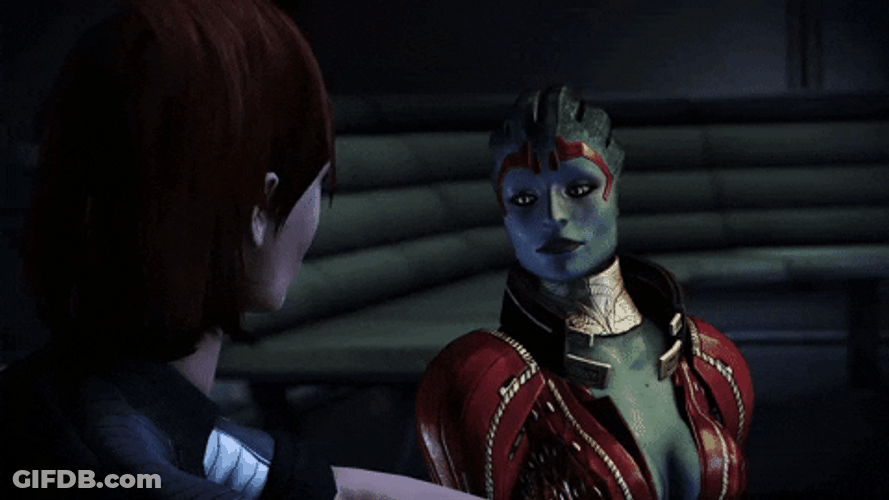Mass Effect 3 Samara Opinion GIF