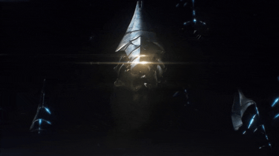 Mass Effect 3 Spaceship Invasion GIF