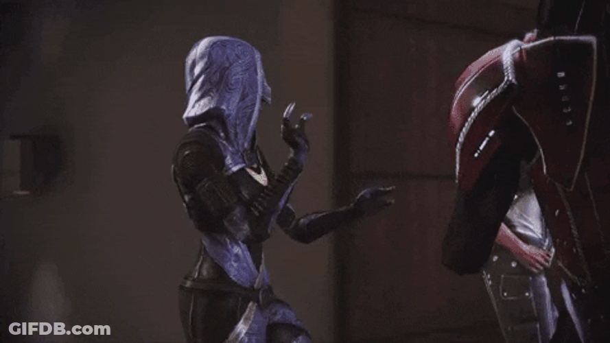 Mass Effect 3 Tali Party Dance GIF