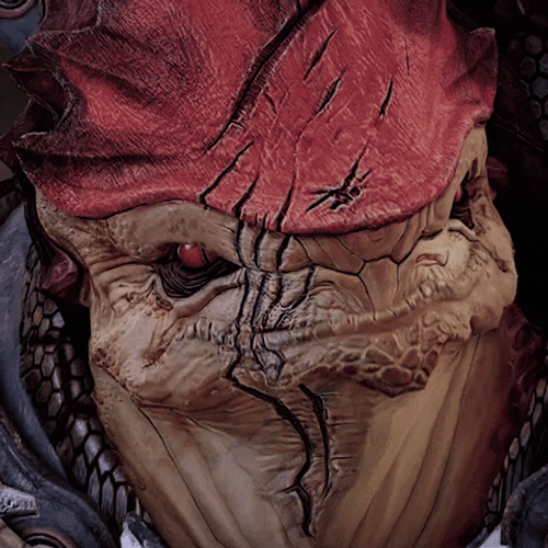 Mass Effect 3 Urdnot Wrex Idiot GIF