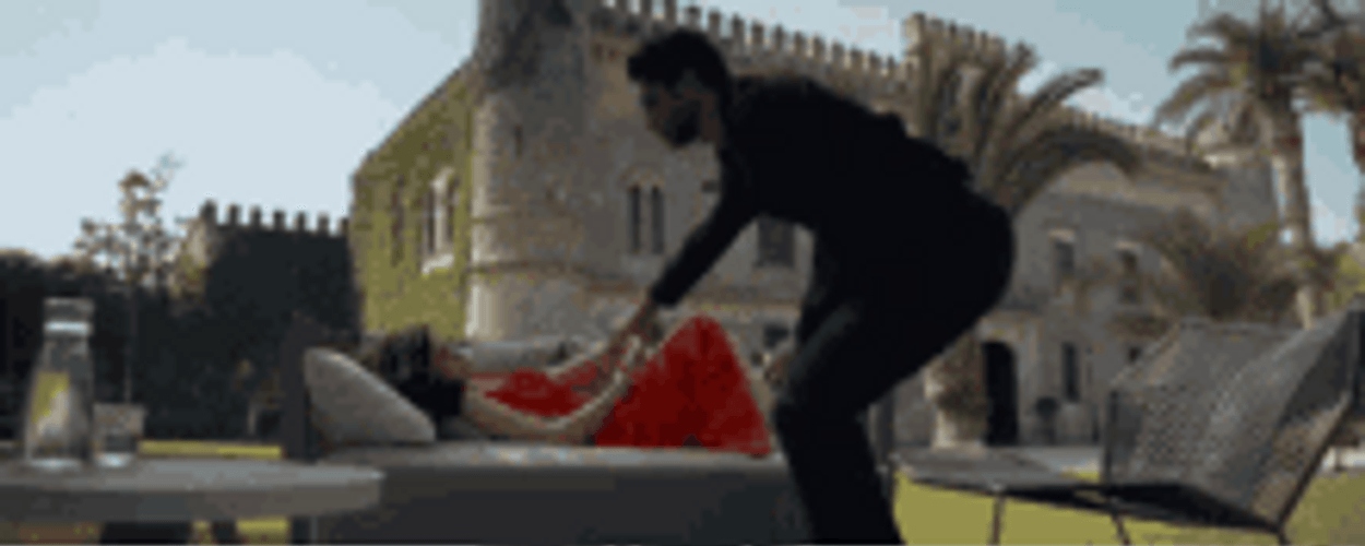 Massimo Forced Pull Laura Up Couch 365 Days GIF