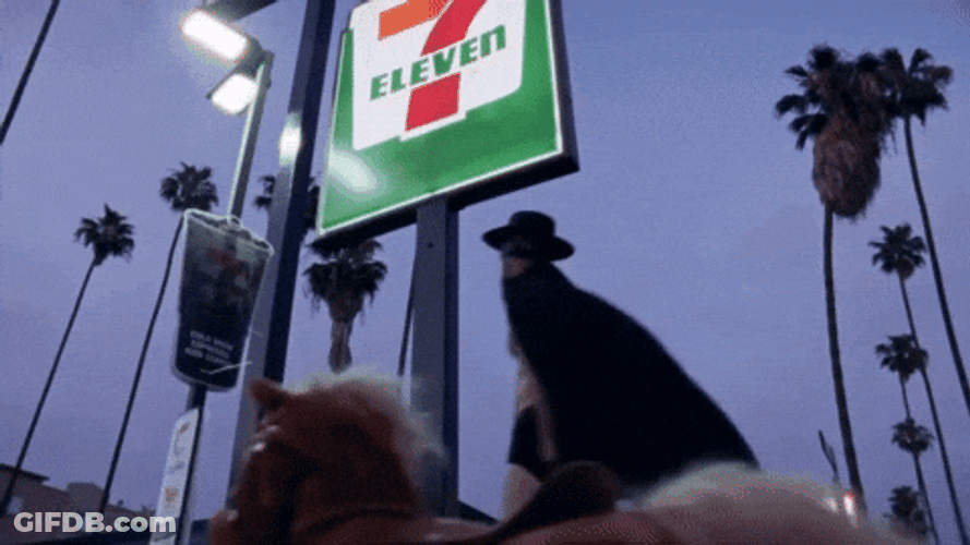 Massive 7Eleven Store Sign GIF