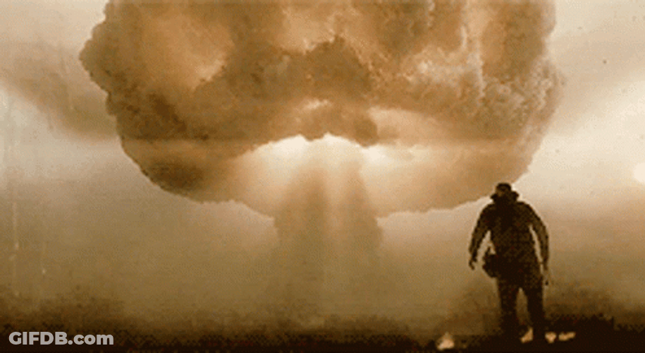 Massive Explosion Nuclear Bomb GIF