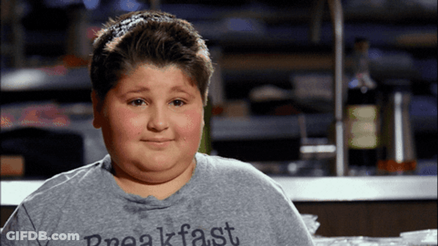 Master Chef Junior Contestant Awkward Smile GIF