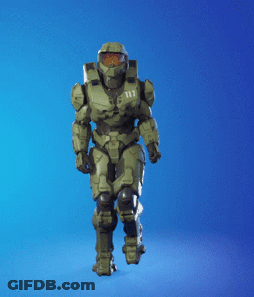 Master Chief Default Dance GIF