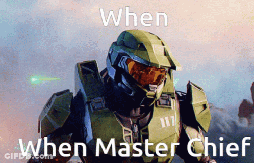 Master Chief Saying When GIF