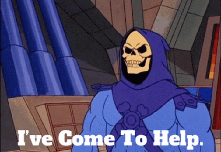 Master Of The Universe Skeletor Come To Help GIF
