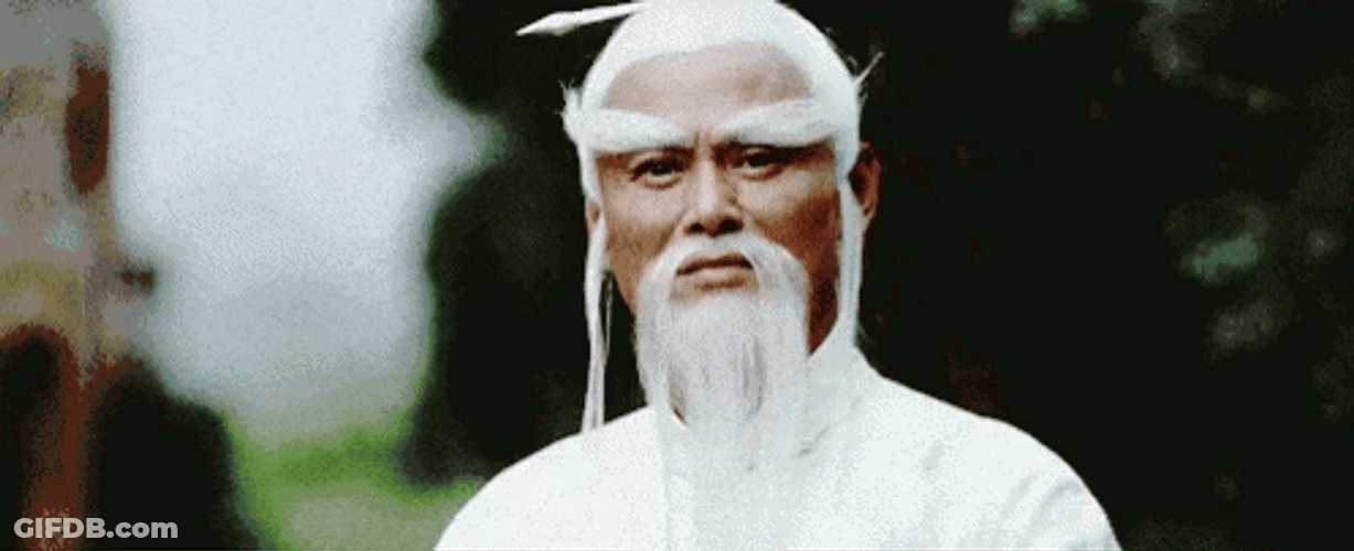 Master Pai Mei Nodding GIF
