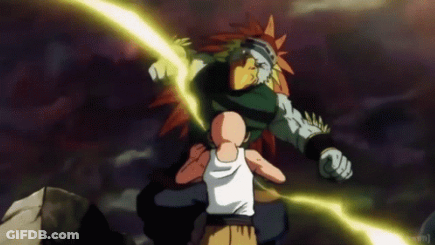 Master Roshi Dodging Attacks Of Enemy GIF