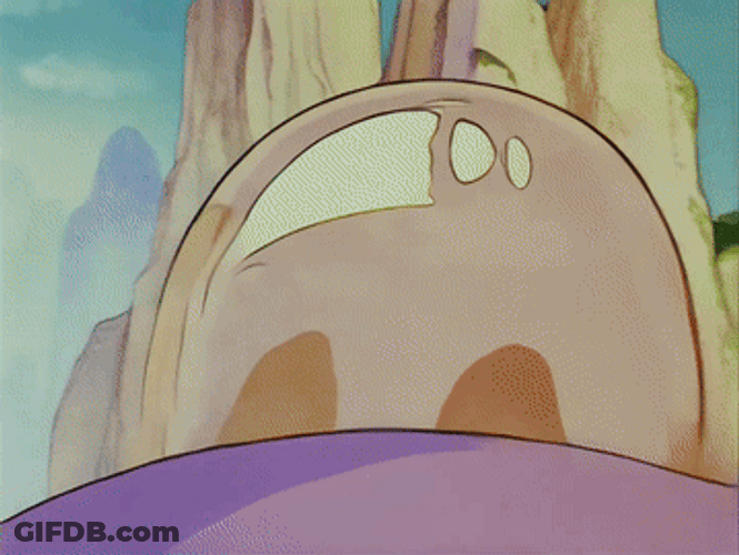 Master Roshi Posing On Moving Turtle GIF