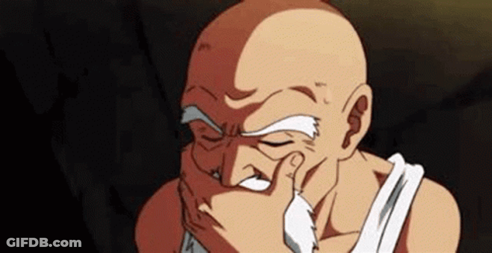Master Roshi Putting On His Eyeglasses GIF