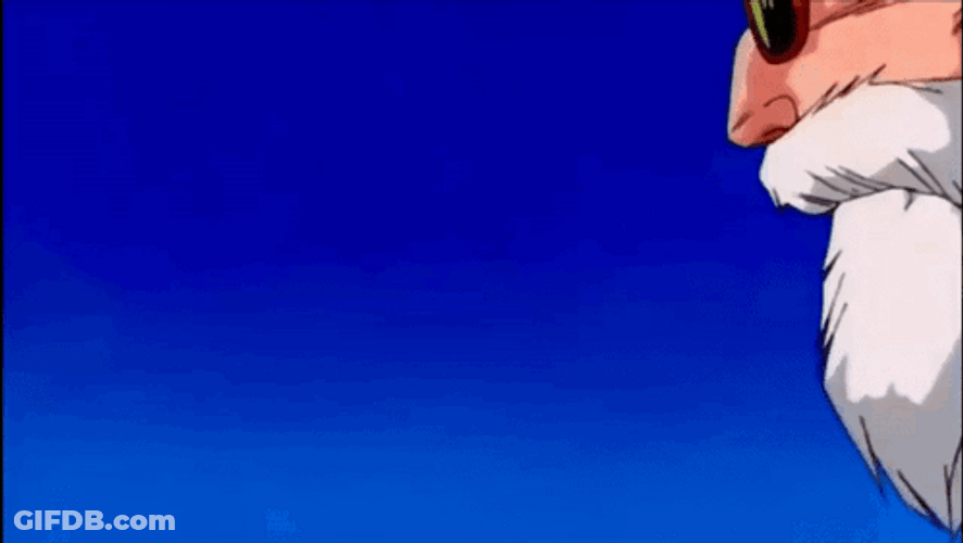 Master Roshi Whats He Doing Dragon Ball GIF