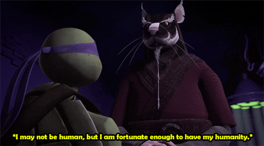 Master Splinter TMNT Not Human But Have My Humanity GIF