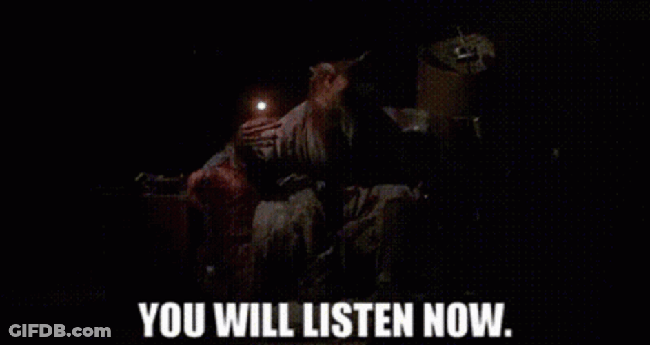 Master Splinter TMNT You Will Listen Now GIF