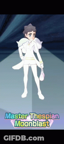 Master Thespian Moonblast Standing On Stage GIF