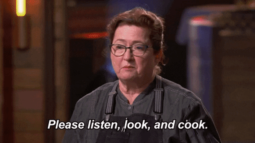 MasterChef Please Listen Look And Cook GIF