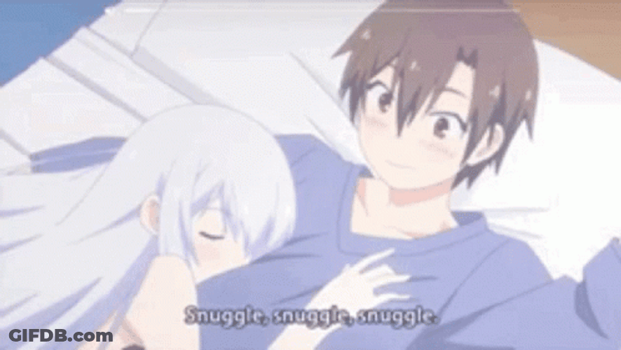 Masuzi And Eita Cuddling GIF