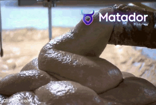 Matador Word Purple Background GIF