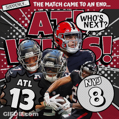 Match Came To An End ATL 13 NY 8 Poster GIF
