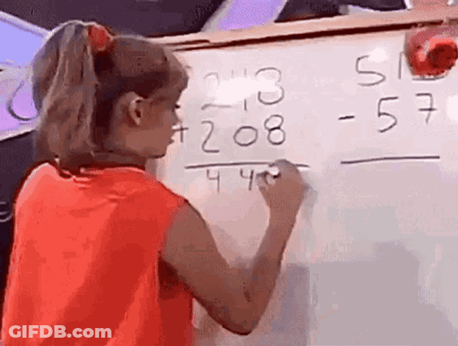 Math Is Hard Calculation GIF