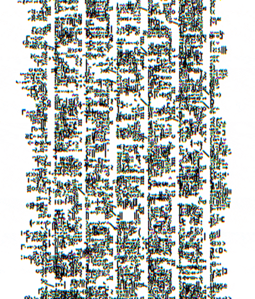 Matrix Code Black & White Glitch Program GIF