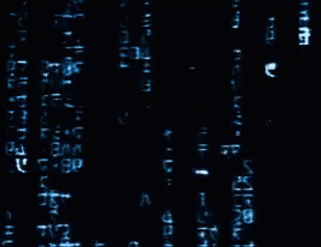 Matrix Code Blue Phyton GIF