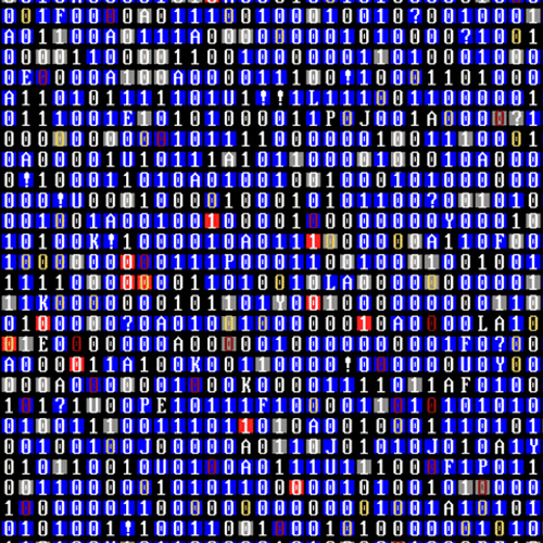 Matrix Code Hacking Binary Scalar GIF