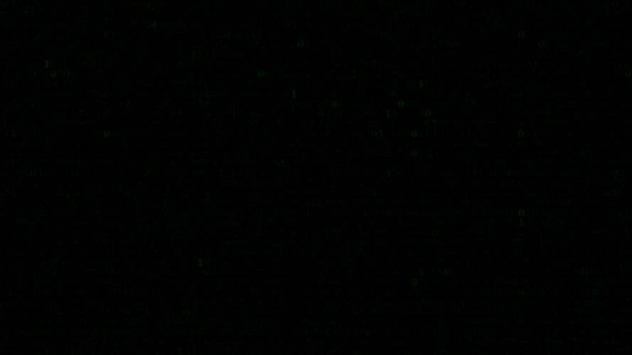 Matrix Code Hacking Neon Cat GIF