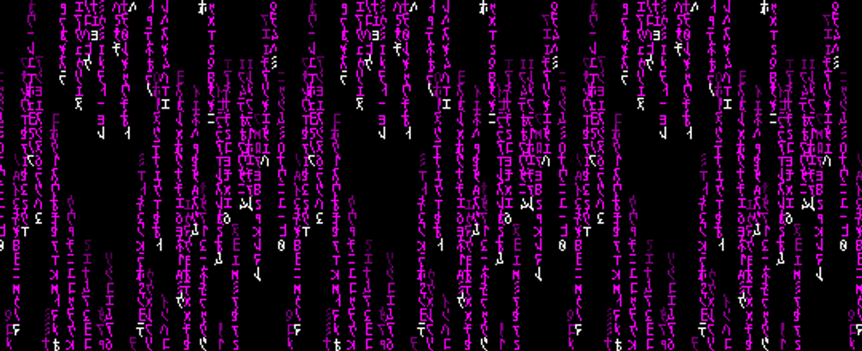 Matrix Code Purple Hacking Glitch GIF