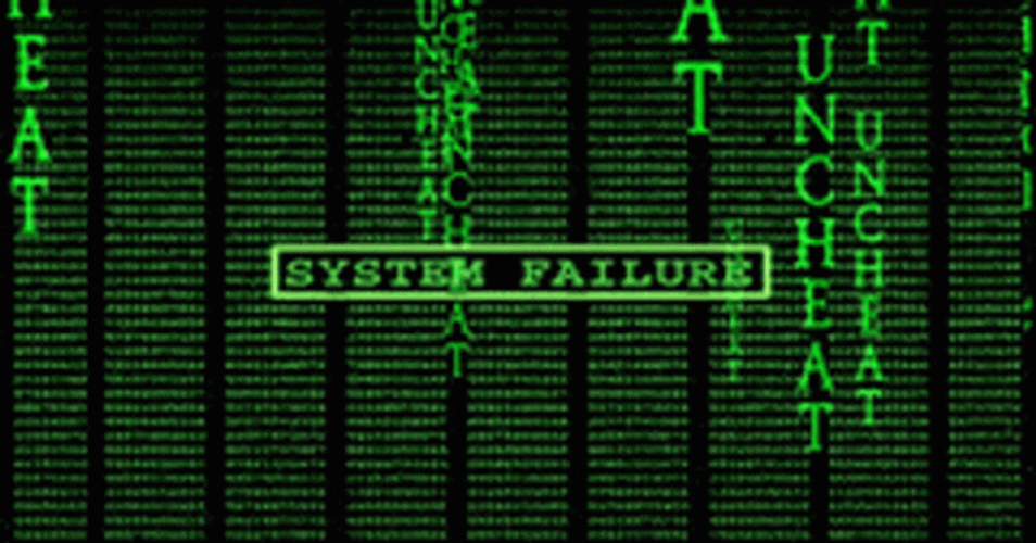 Matrix Code System Failure GIF