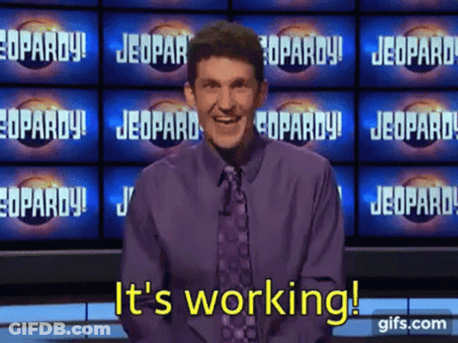 Matt Amodio Happily Announced Its Working GIF