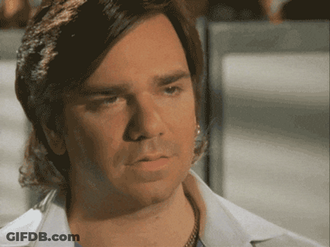 Matt Berry Looks Intrigued GIF
