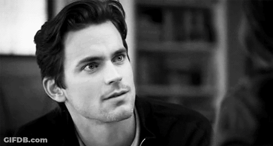 Matt Bomer Looking Sultry With His Big Smile GIF