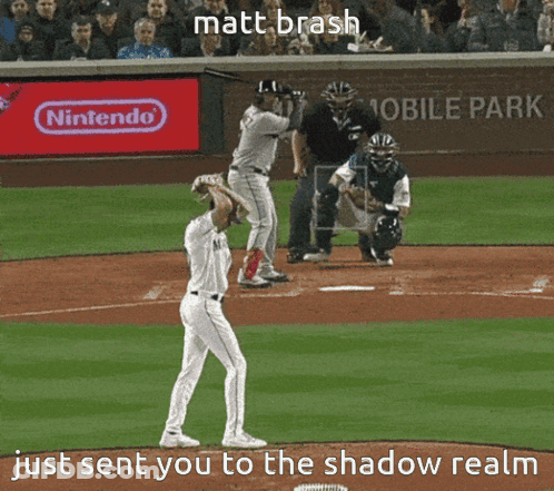 Matt Brash Just Sent You To The Shadow Realm In A Baseball Game GIF