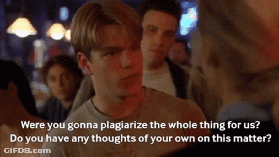 Matt Damon Good Will Hunting GIF