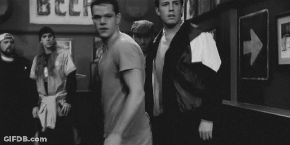 Matt Damon It's Hunting Season GIF