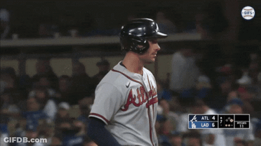 Matt Olson Freddie Freeman Nodding Smiling GIF