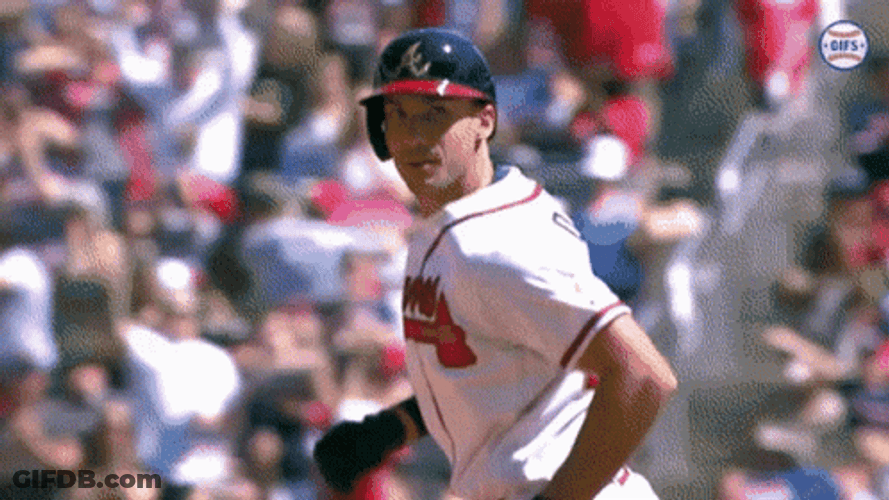 Matt Olson Slow Motion Running GIF
