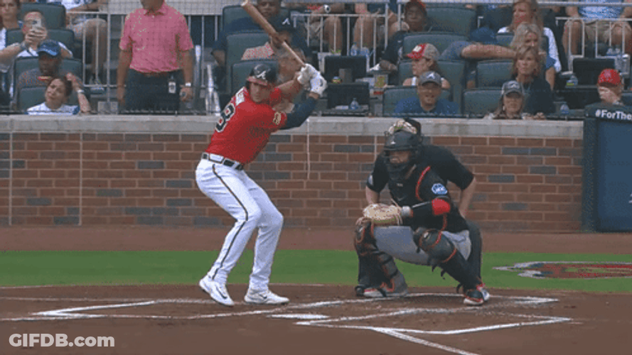 Matt Olson Stunning Batting GIF
