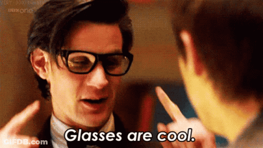 Matt Smith Glasses Are Cool GIF