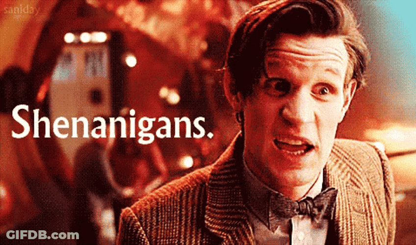 Matt Smith Shenanigans GIF