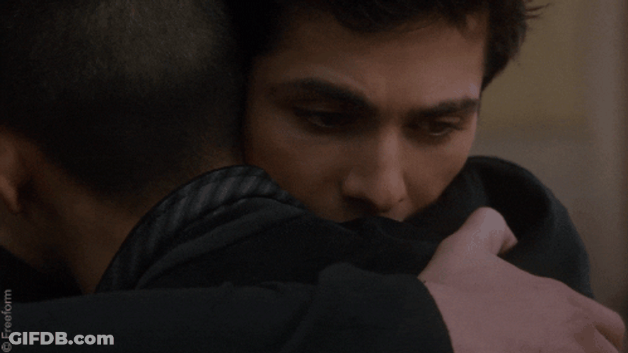 Matthew Daddario Hug GIF