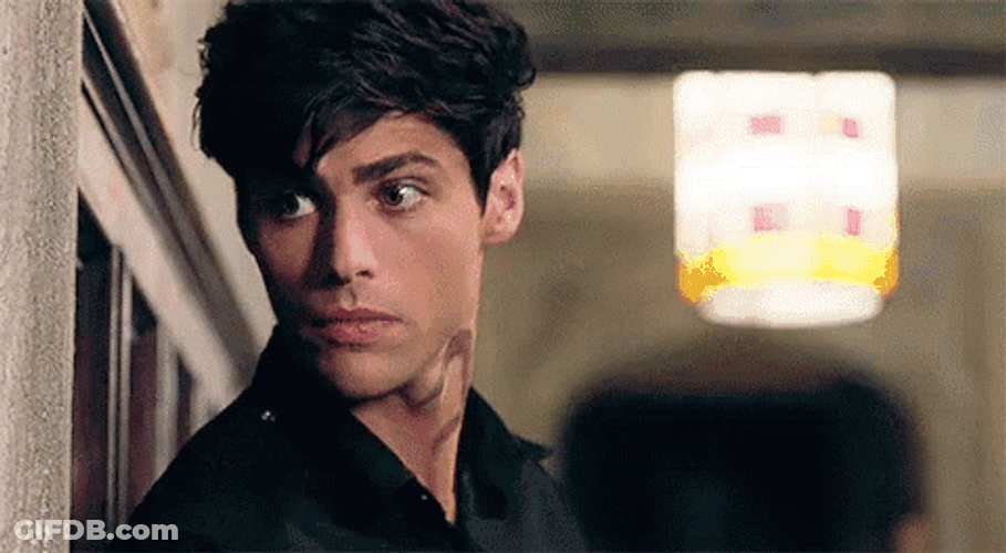 Matthew Daddario Looking Side By Side GIF