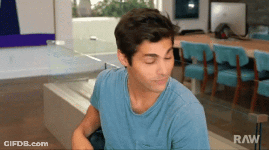 Matthew Daddario Tongue Out GIF